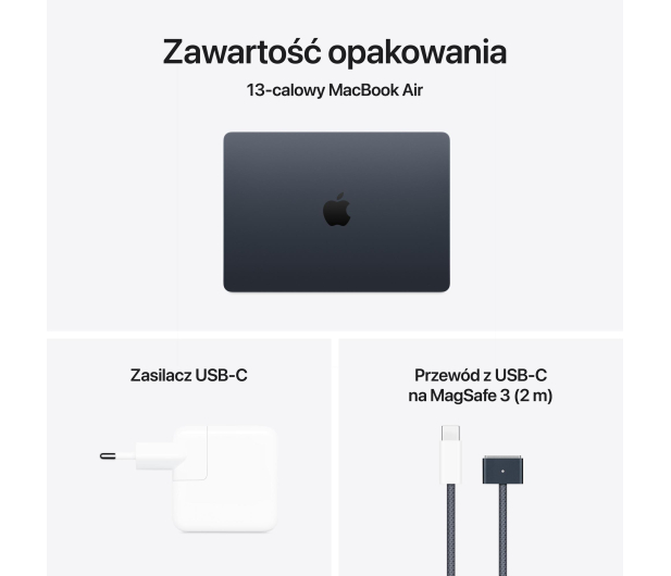 APPLE MacBook Air 13'' M4 10/8/16GB/256GB - Midnight - 1322289 - zdjęcie 11